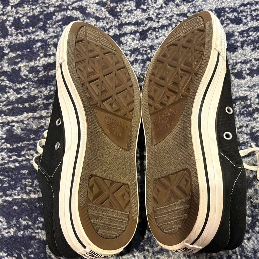 Converse Black and White Sneakers - Picture 5 of 7